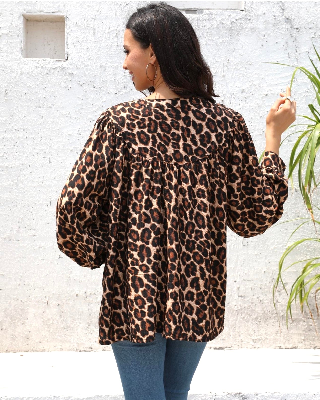 LOLA leopard blouse