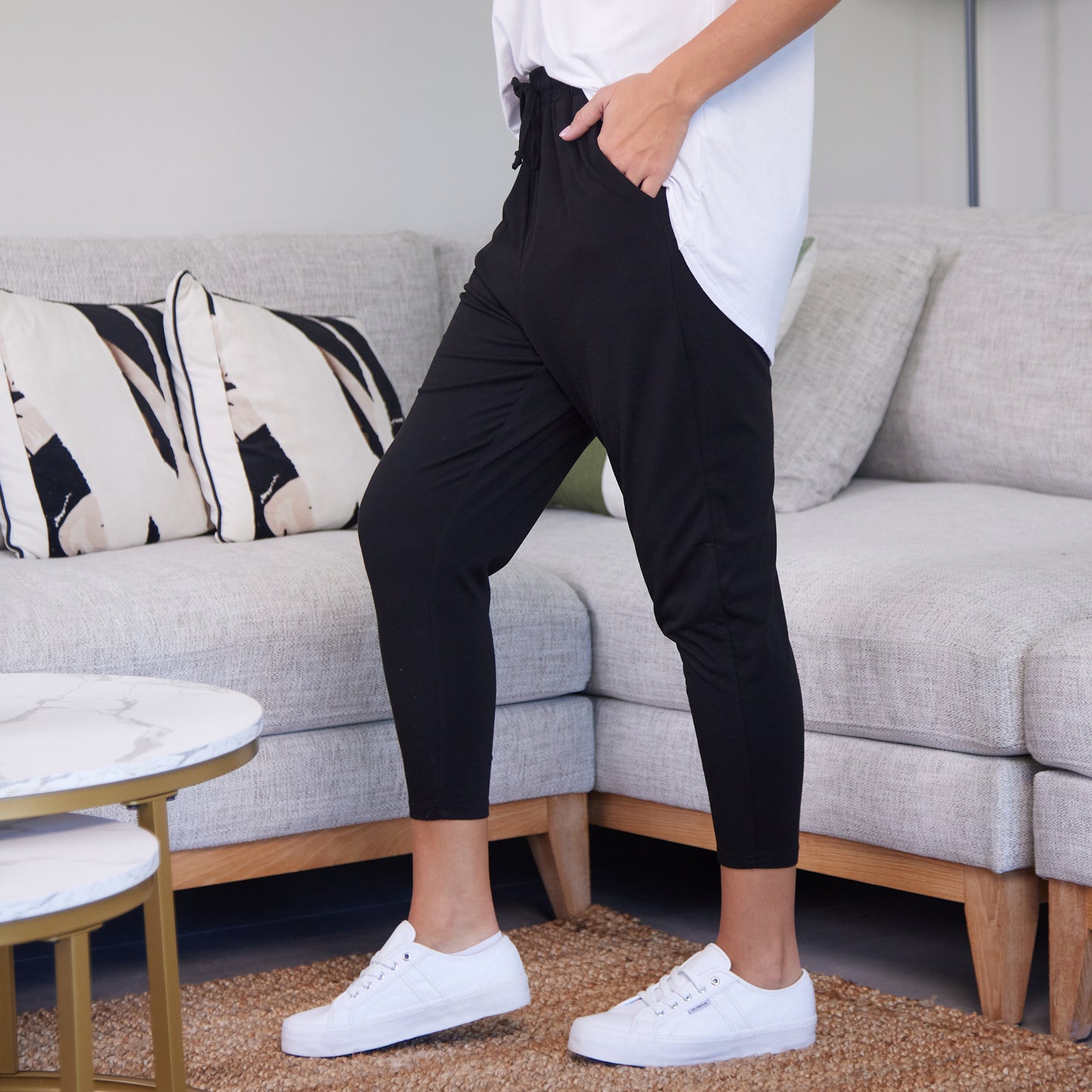 SLOUCH PANT - BLACK