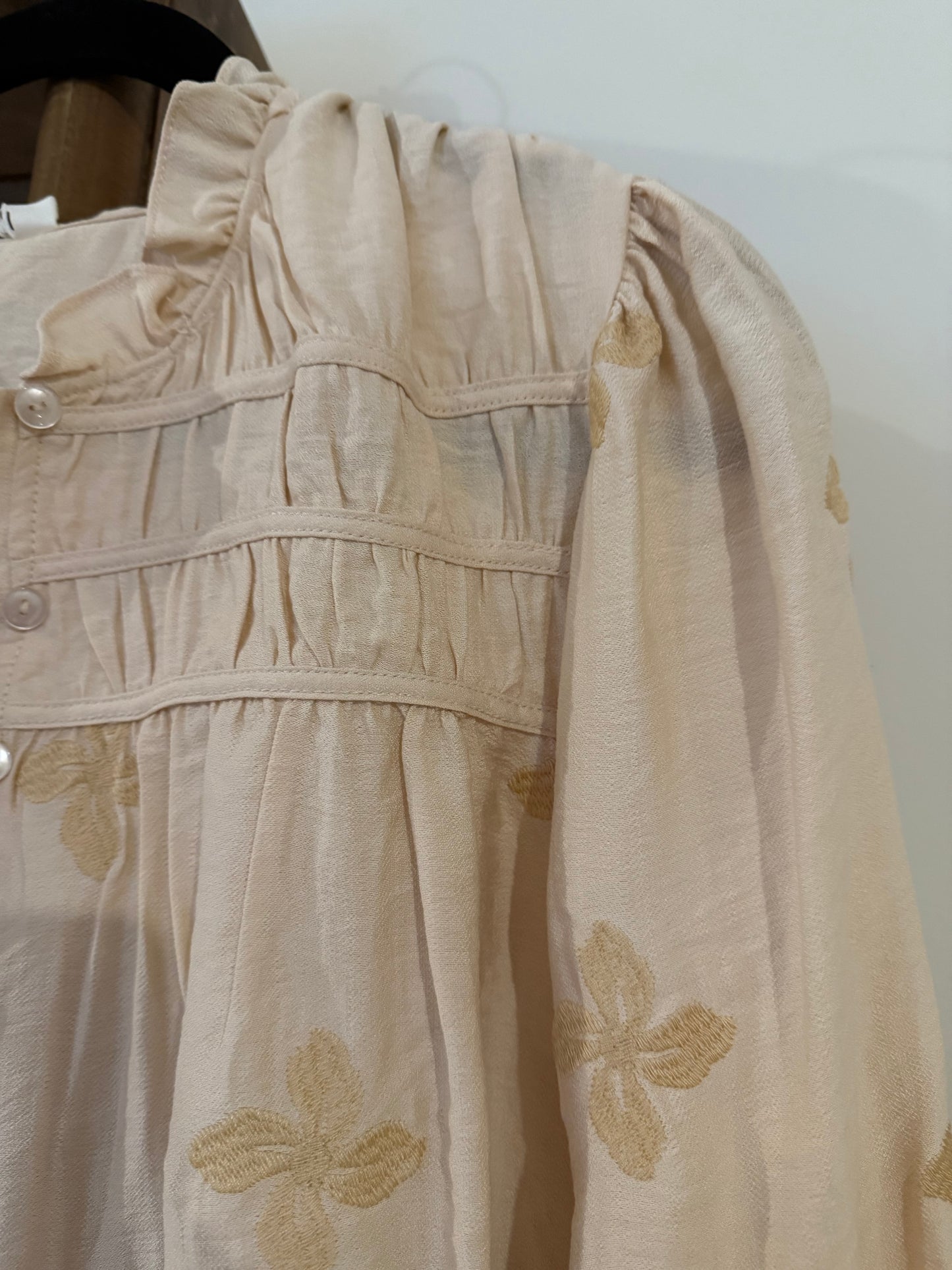 SAGE Embroidered Blouse