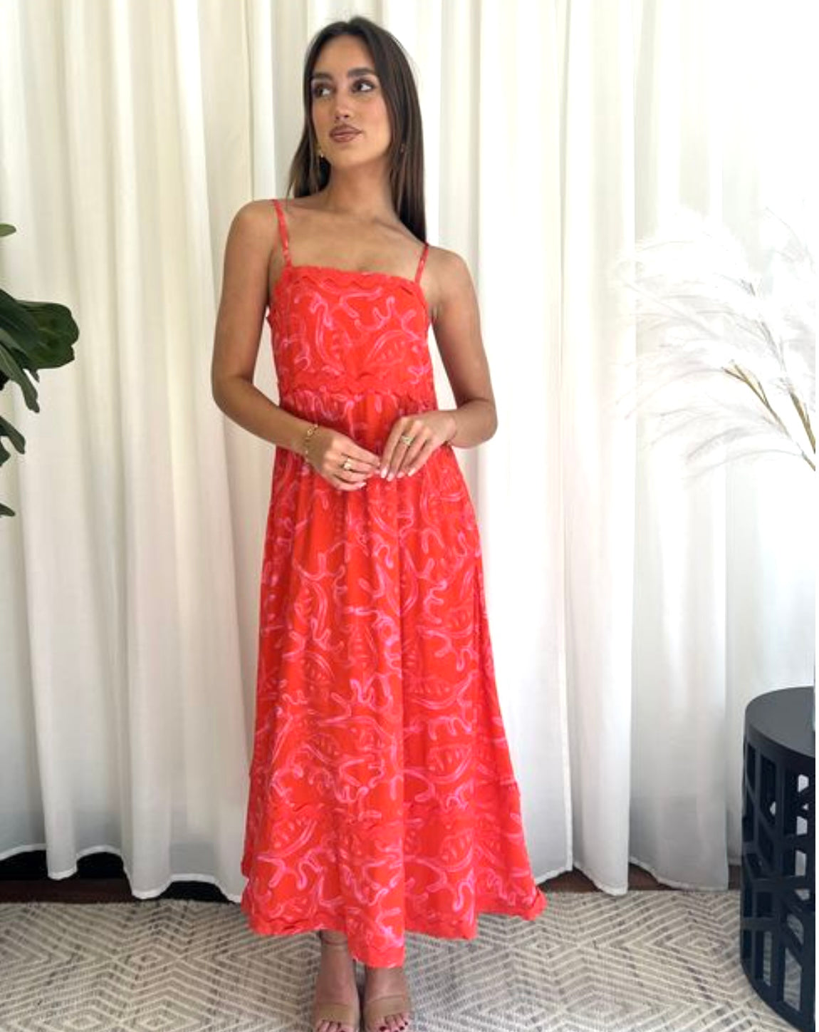 CORA PRINT MAXI DRESS