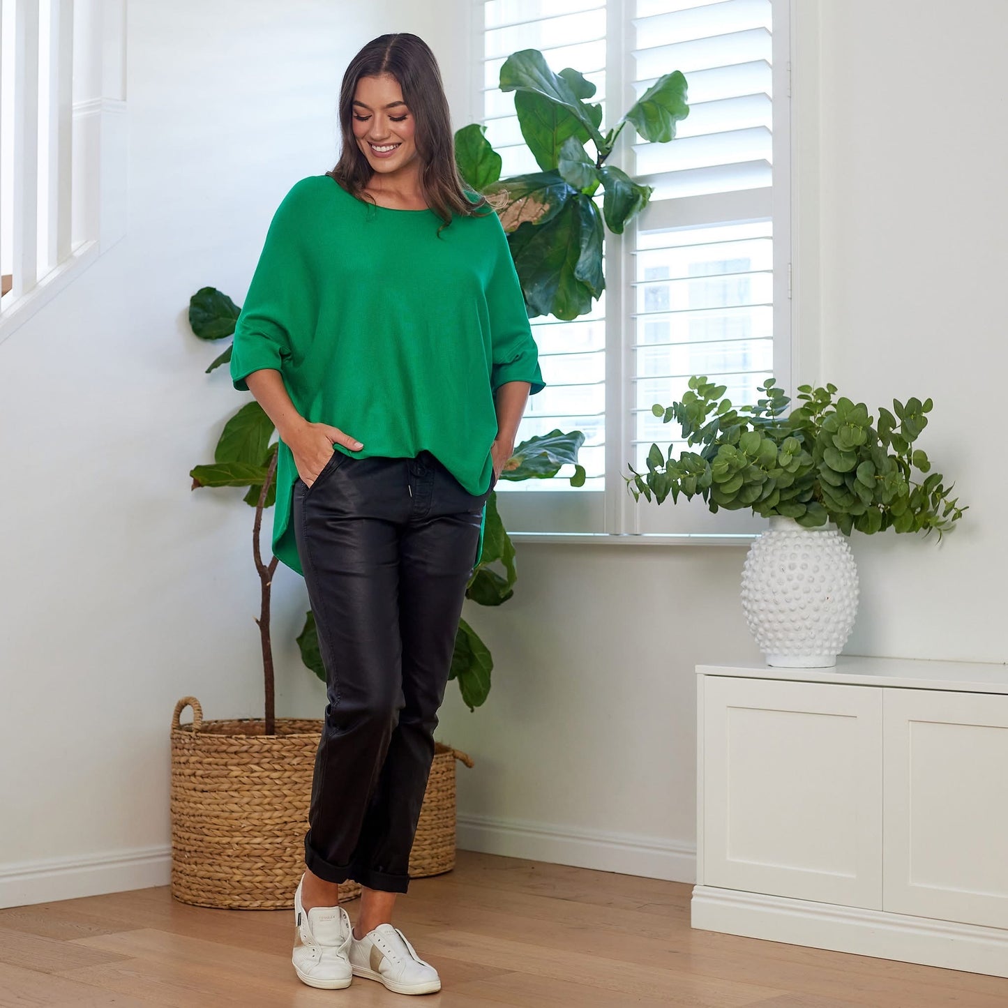 BATWING KNIT - EMERALD