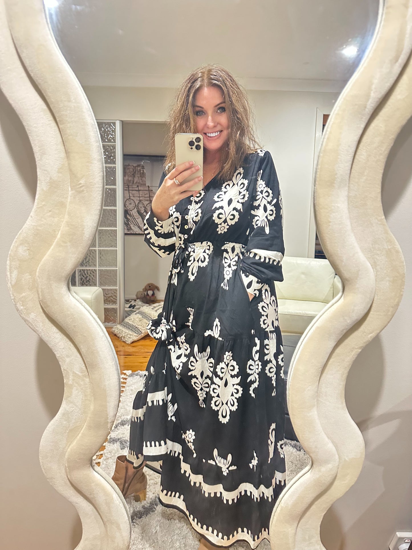 ADELE MAXI DRESS WITH POCKETS