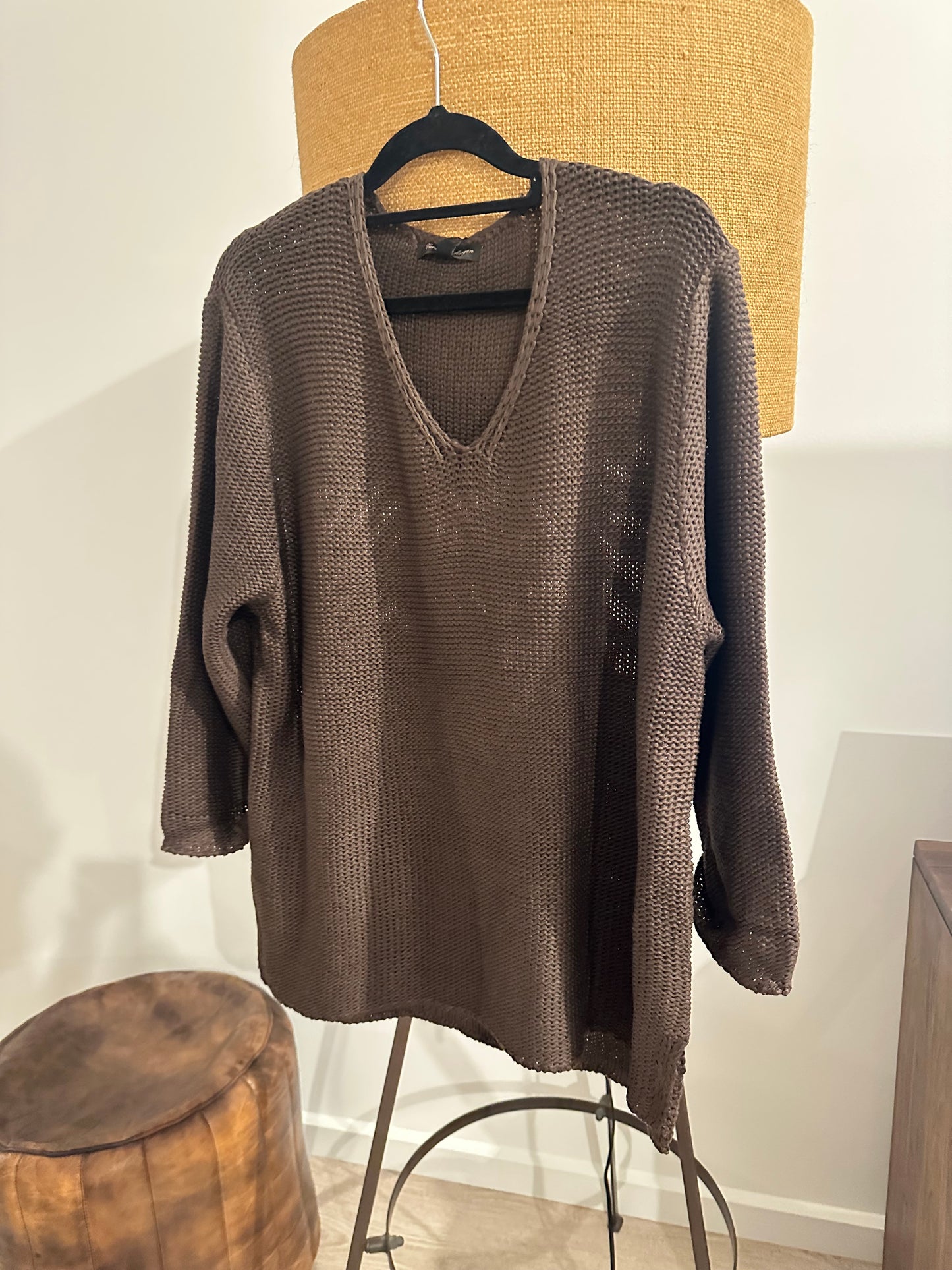 ELISE Chocolate Knit