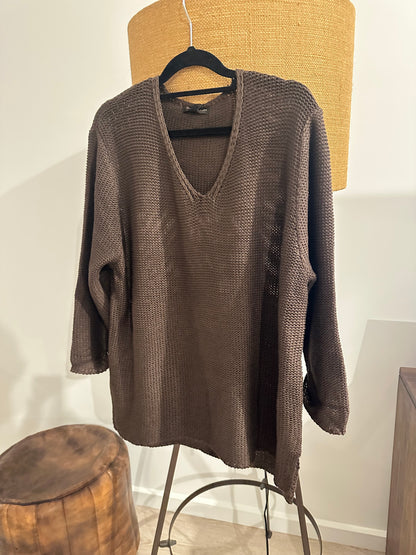 ELISE Chocolate Knit