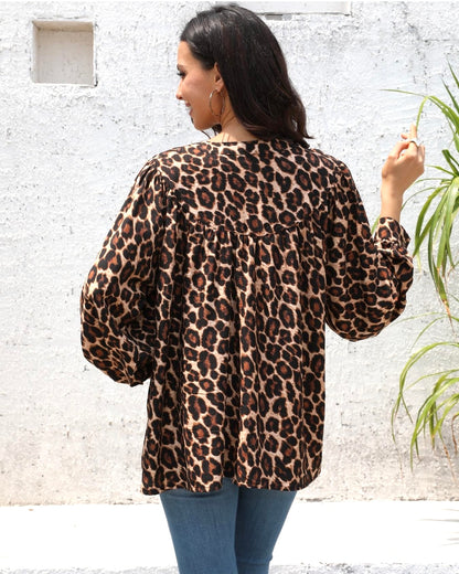 LOLA leopard blouse
