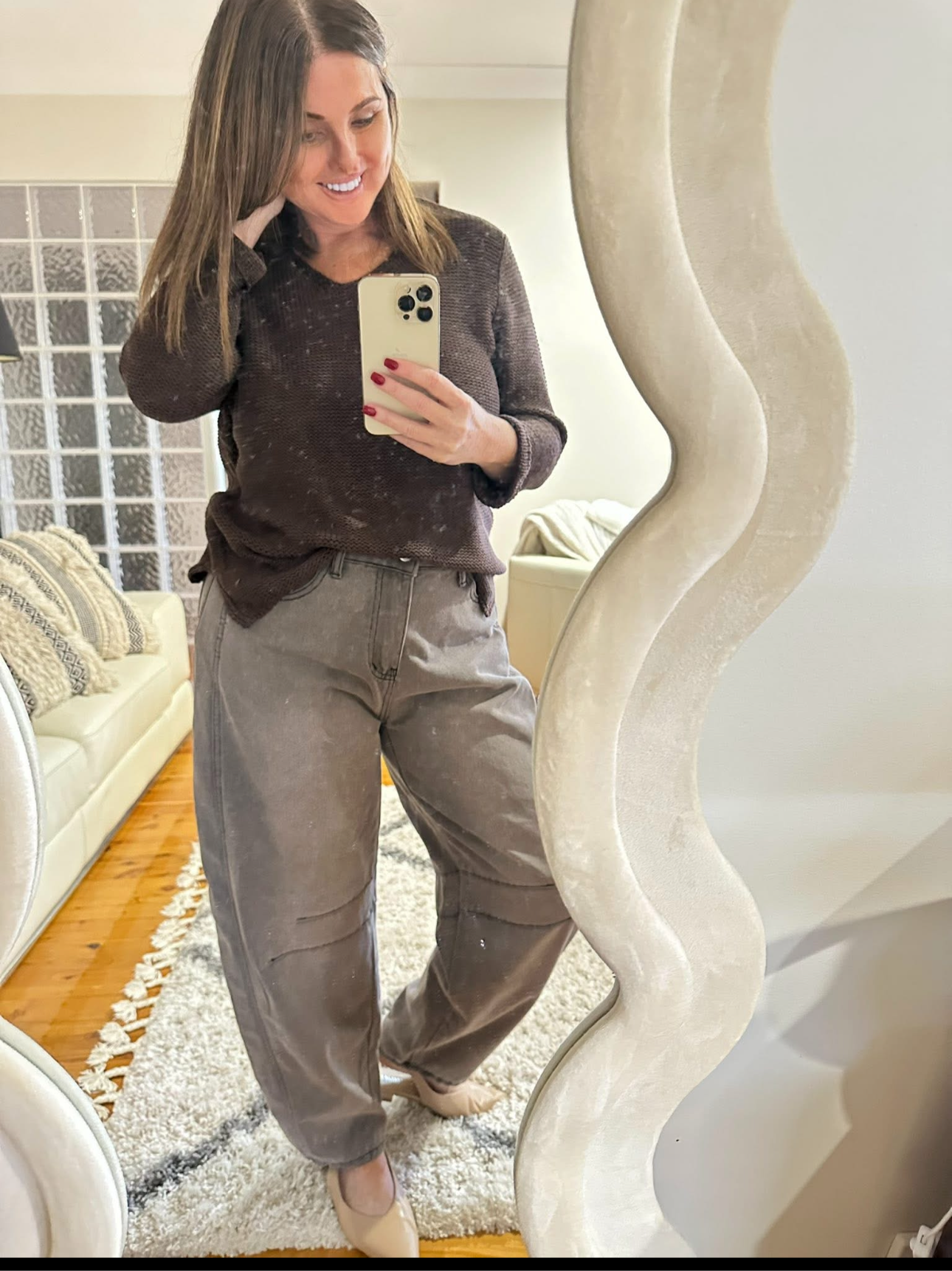 ELISE Chocolate Knit