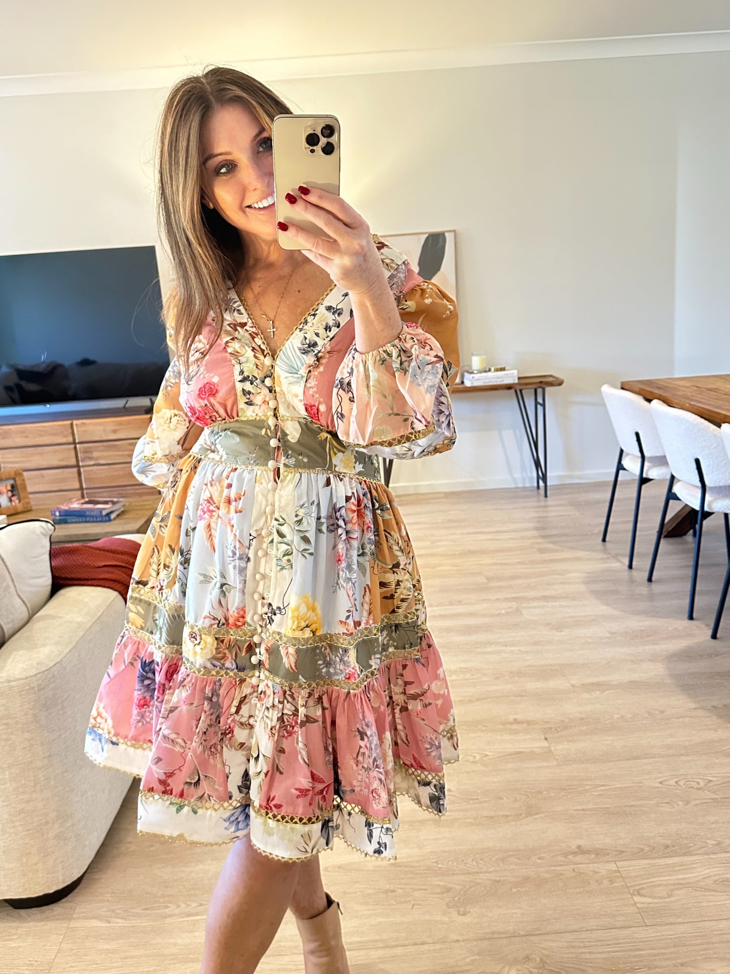LAYLA PATCHWORK DRESS