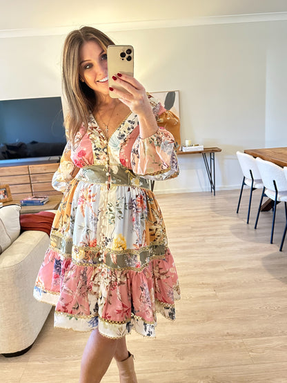 LAYLA PATCHWORK DRESS