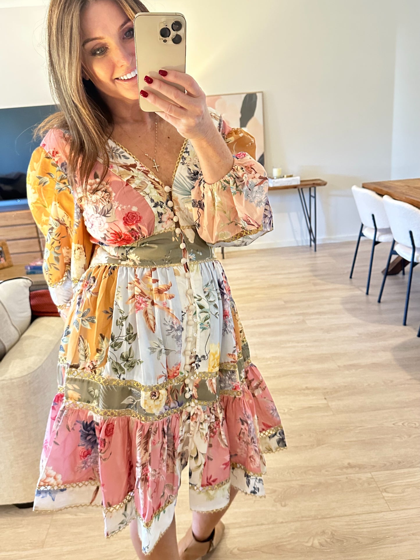 LAYLA PATCHWORK DRESS