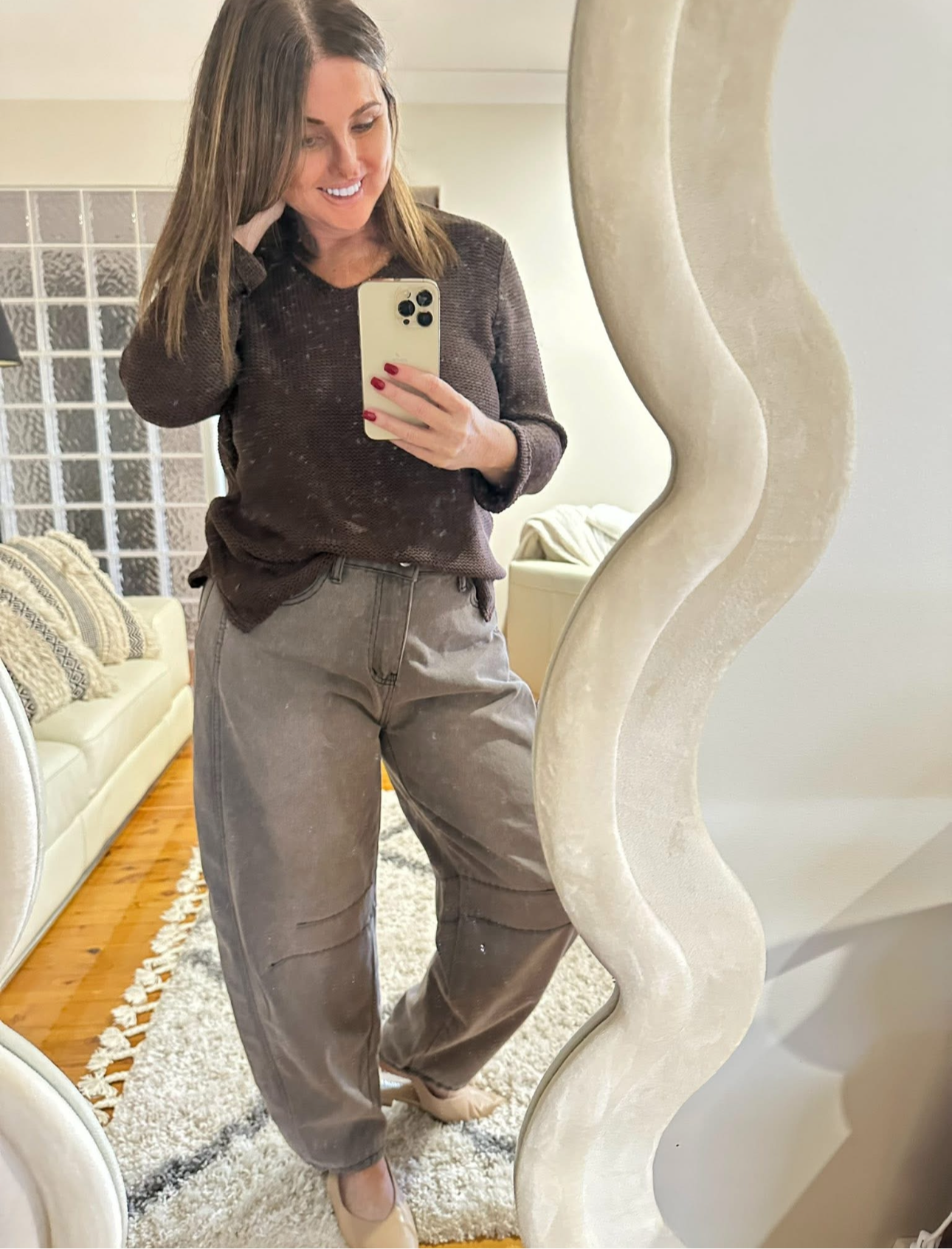 ELISE Chocolate Knit