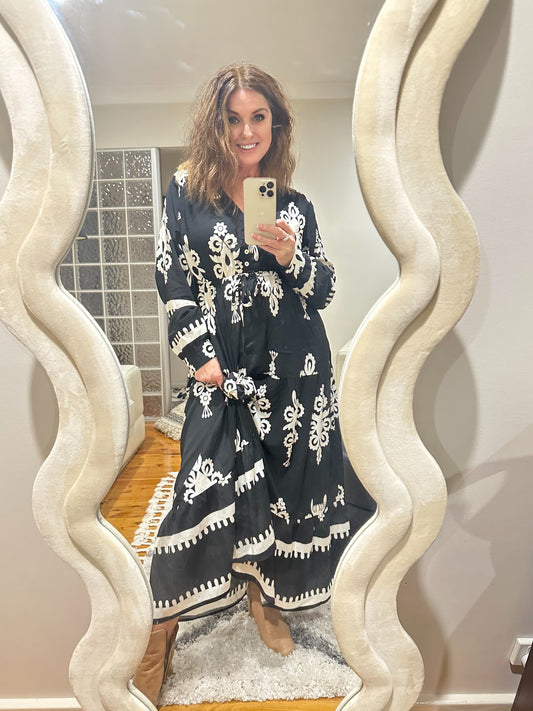 ADELE MAXI DRESS WITH POCKETS